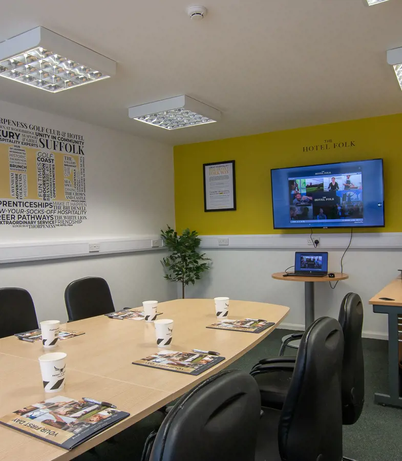 The Hotel Folk Training Centre, training room