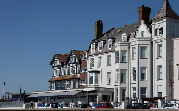 The front of The Brudenell hotel in Aldeburgh